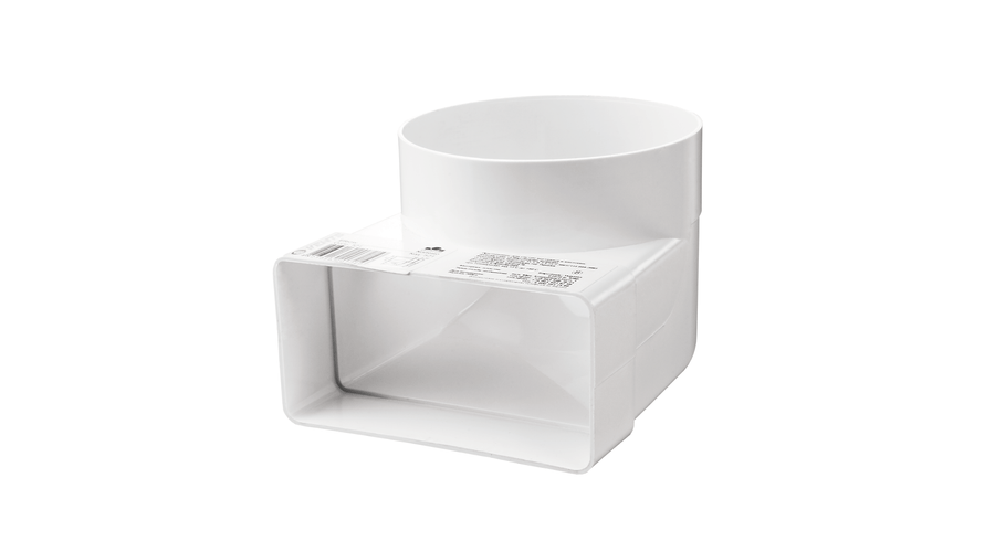 [VENTS-5719] Vents 821 60X204/100 90°-os Könyök Átalakító