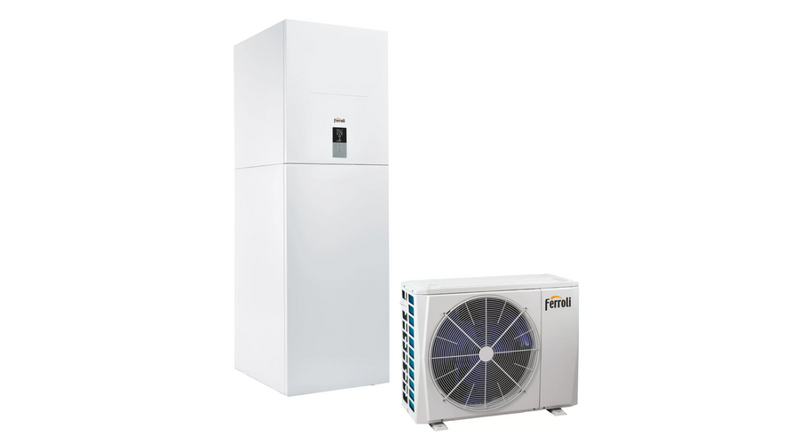 [70XHUCSWA] Ferroli Omnia ST 3.2 HI6 12T 3 fázis 12 kW hőszivattyú 240 l HMV tárolóval