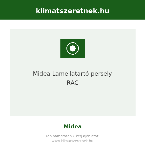 Midea Lamellatartó persely RAC