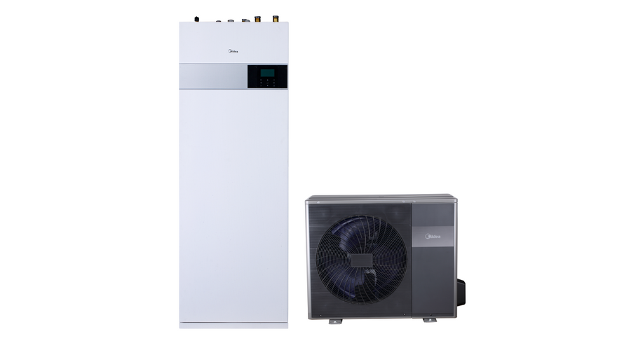 Midea MHA-V10W/D2N8-B2H2-IWT190 Beépített HMV tárolós split hőszivattyú 10 kW (1 fázis, R32, 190L)