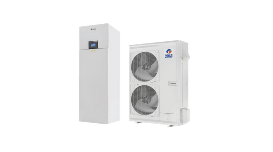 Gree Versati IV All In One – 13,8 kW-os osztott rendszerű levegő-víz hőszivattyú beépített HMV tárolóval (3 fázisú)