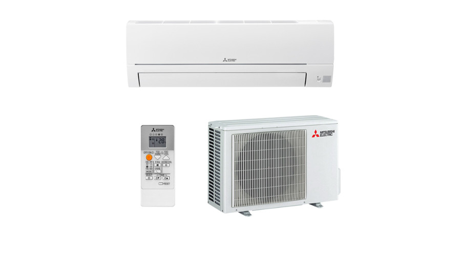 Mitsubishi MSZ-HR35VFK-E2/MUZ-HR35VF-E4 oldalfali inverteres klíma 3,4 kW, Wi-Fi