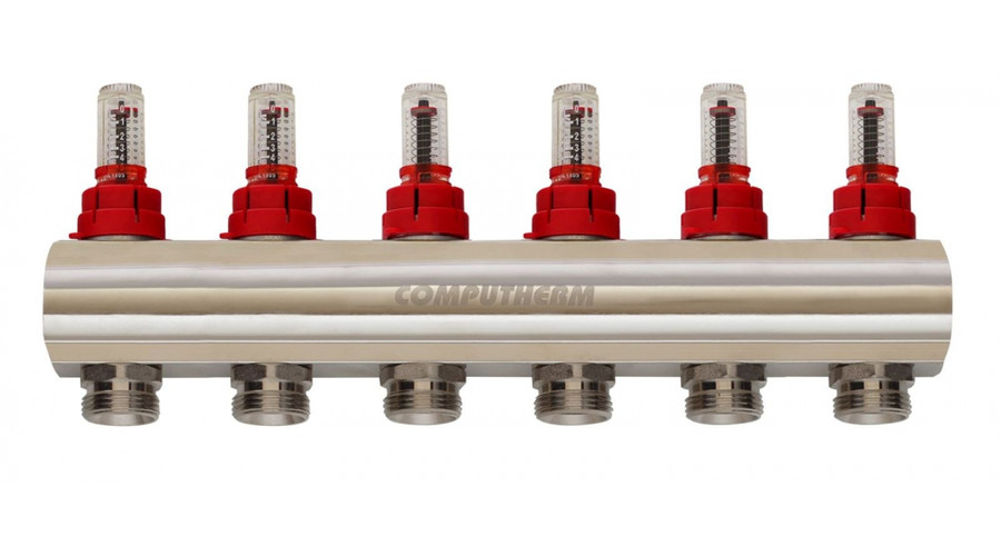 [MF03-6] Computherm MF03 6 Leágazásos áramlásmérős osztó