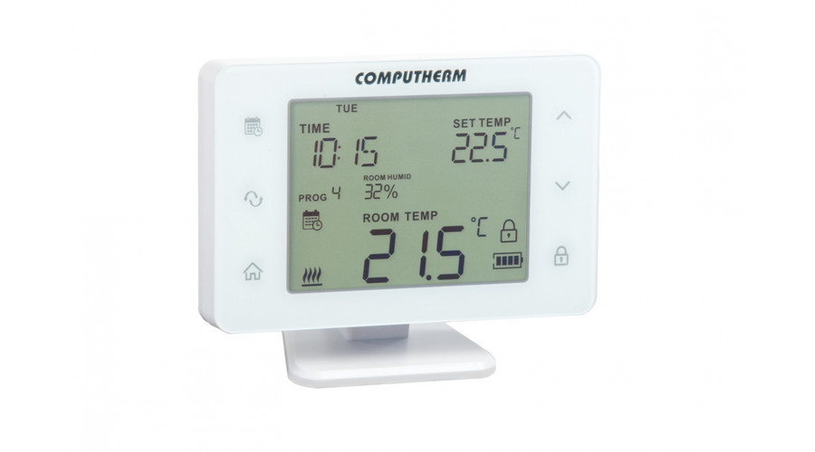 [Q20RF(TX)] Computherm Q20RF (TX) vezeték nélküli programozott termosztát vevőegység nélkül