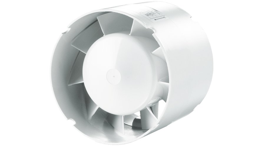 Vents 100 VKO1 L Turbo Csőventilátor Magasabb Légszállítási Értékű és Golyóscsapágyas