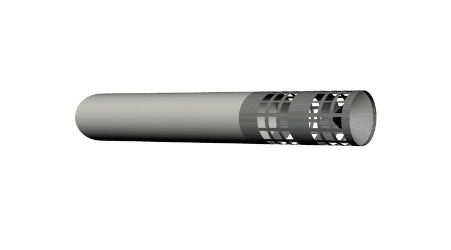 Ricom Gas 60/100-as PPS/alu Vízszintes kivezetés végelemmel