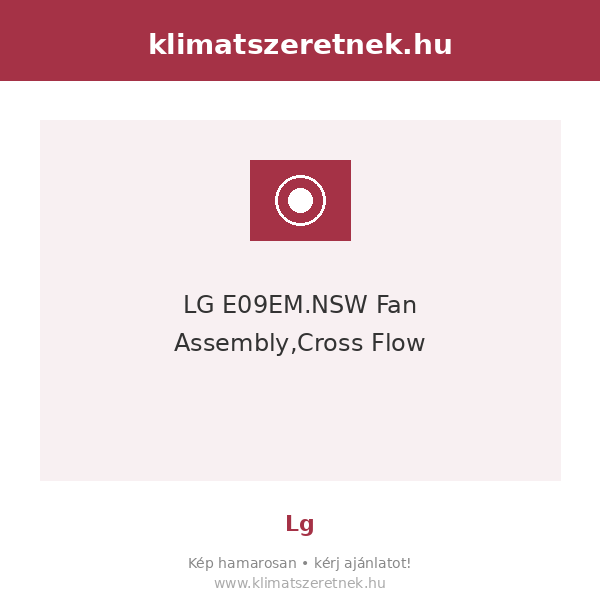 LG E09EM.NSW   Fan Assembly,Cross Flow