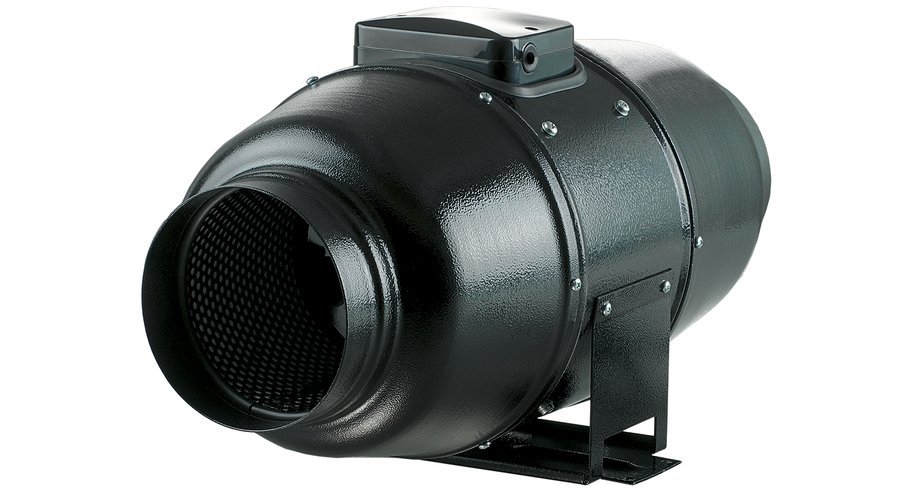 Vents TT-Silenta-M 200 Hangszigetelt Csatornaventilátor Fekete Polimer Bevonatú Acélházban