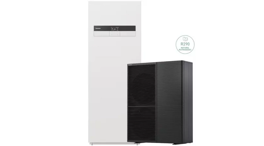 Panasonic ALL IN ONE "M" generáció (R290) T-CAP HYDROSPLIT 1 fázisú osztott hőszivattyú 9 kW
