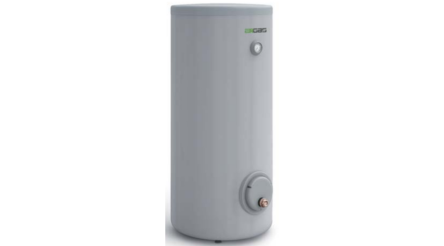 [BSH300R] ERGAS BSH300R L.ÁLLÓ MELEGVÍZTÁROLÓ FIX CSŐKÍGYÓ, NAGY BELSŐ HŐCSERÉLŐVEL + SZIG.