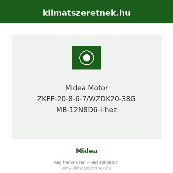 Midea Motor ZKFP-20-8-6-7/WZDK20-38G MB-12N8D6-I-hez