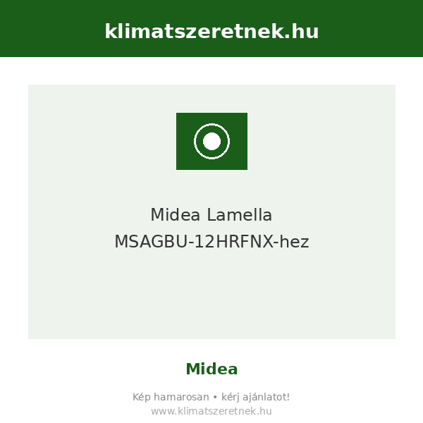 Midea Lamella MSAGBU-12HRFNX-hez
