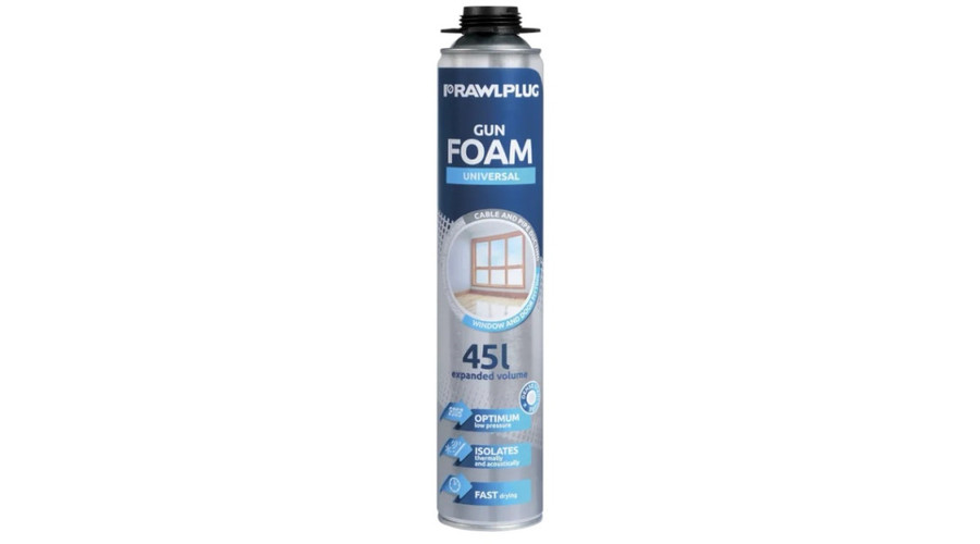 [03525] Koelner SPRAY PUR PISZTOLY RPP-45-HU Négyévszakos pisztolyos purhab spray, 750 ml (12db/dob)