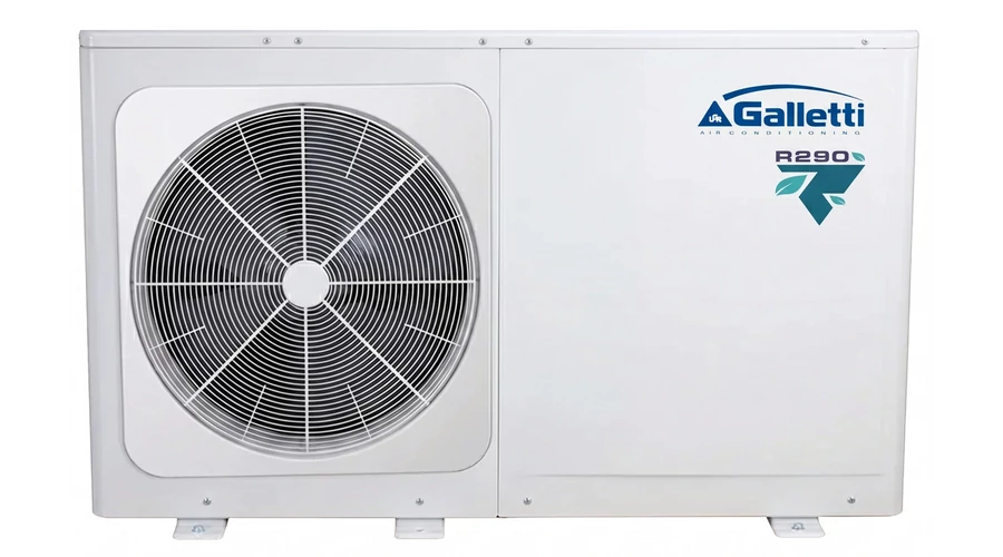 Galletti MLP 010 HMAA Monoblokk levegő-víz hőszivattyú 1 fázisú 10 kW (R290)