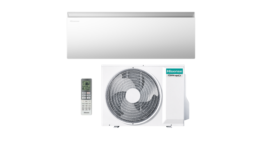 [QK25WM0A] Hisense Air Master QK25WM0A oldalfali split klíma csomag 2,6 kW