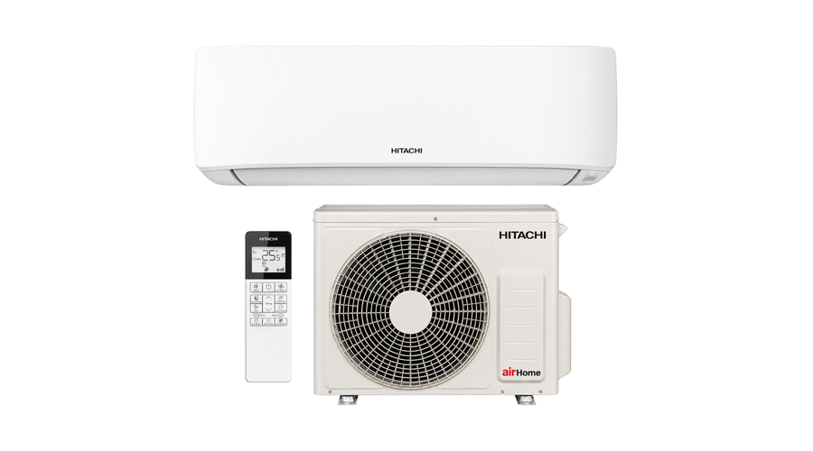 [KSZKLM8304] Hitachi Airhome 200 KSZKLM8304 oldalfali split klíma csomag 5 kW
