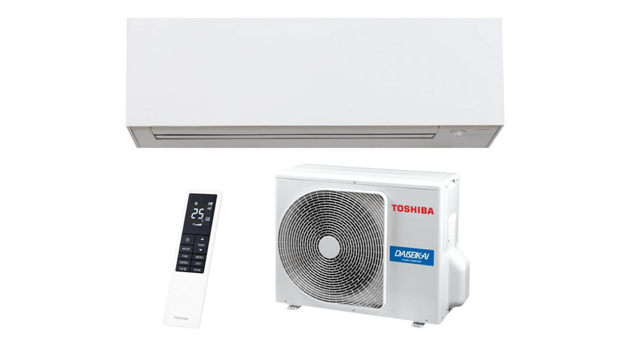 Toshiba Daiseikai 10 RAS-B18S4KVPG-E/RAS-18S4AVPG-E oldalfali split klíma csomag 5 kW