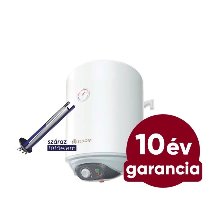ELDOM Eureka DA-30 - csökkentett szervizigényű elektromos vízmelegítő (30 liter / 1,6 kW / 387 mm Ø)