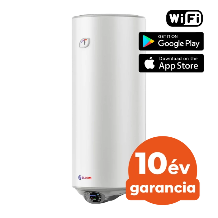 [2317173NSEW120] ELDOM New Favourite 120 Smart WiFi - elektromos vízmelegítő (120 liter / 3 kW / Ø462 mm)