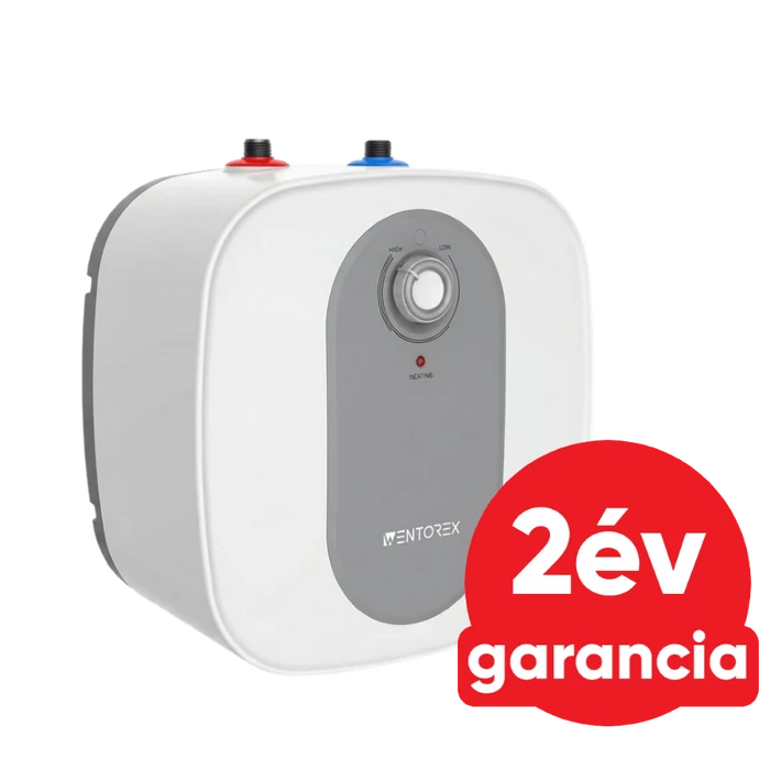 [24657301510U] WENTOREX Piccolo EEWH 10 U pult alá telepíthető, felső kifolyású elektromos vízmelegítő (10 liter / 1,5 kW)