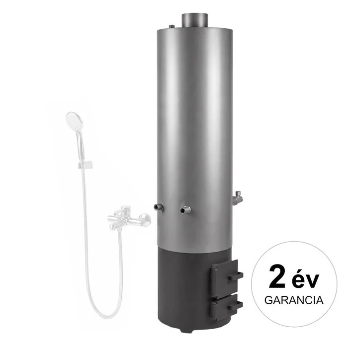 [12656400BA120] WENTOREX Banno WS-D 120 fatüzelésű acél vízmelegítő csaptelep csatlakozással - 120 liter / 7,5 kW tűztér