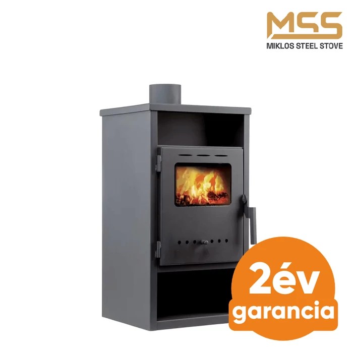 MSS Economic 7 fatüzelésű kályha (7 kW - acéllemez)