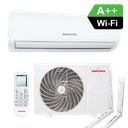 SUNSYSTEM 120C-HSD WiFi oldalfali split hűtő-fűtő klíma, tartó konzollal (R32 - 3,5 kW)
