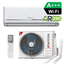 WENTOREX Nevada 12 WiFi oldalfali split hűtő-fűtő klíma, tartó konzollal (R290 - 3,65 kW)