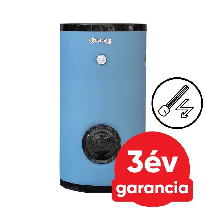[2342423HBOT2003] APAMET HP BOT 200 indirekt használati meleg víz tartály hőszivattyúhoz (200 liter) - 1 hőcserélővel, 3 kW-os fűtőbetéttel