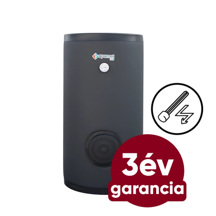 [23424201S102003] APAMET S1 BOT 200 álló indirekt HMV tartály (178 liter / 1 hőcserélő / 3 kW-os fűtőbetéttel)
