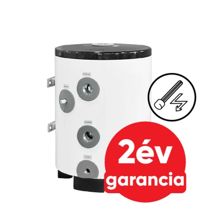 FALCON HPBe 50 INOX hűtési és fűtési puffer tartály 3 kw-os fűtőbetéttel hőszivattyúhoz (50 liter)