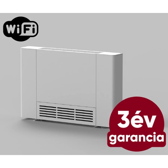 [6432321AMG0890L] RUBYNOR AMG 890 WiFi extra vékony fan coil - parapetes vagy fali telepítésre (1,25/2,3 kW -vízoldali csatlakozás bal oldalon)