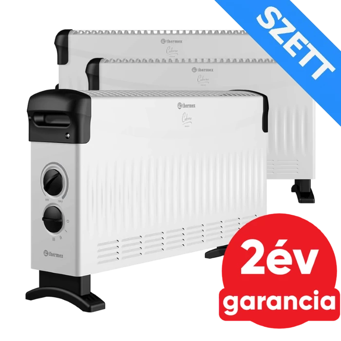 [342929CA2003W] THERMEX CADORNA 2000 elektromos fűtőpanel lábon álló kialakítással - 3 db-os szett (2 kW / fehér)