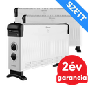 THERMEX CADORNA 2000 elektromos fűtőpanel lábon álló kialakítással - 3 db-os szett (2 kW / fehér)