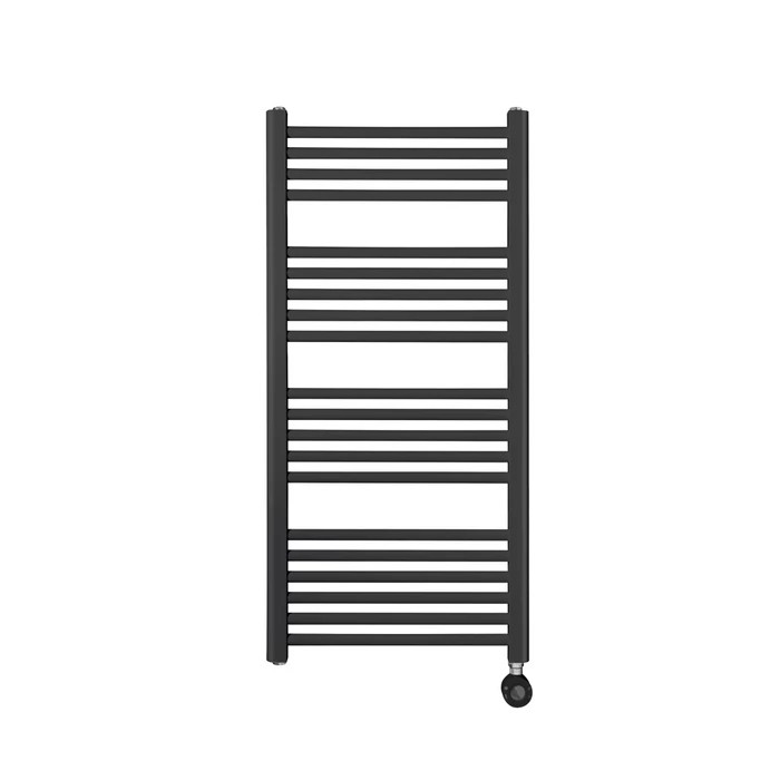 [3861611B07005] WENTOREX Tolla Electric 700 Watt elektromos törölközőszárító radiátor (fekete - 500 mm)