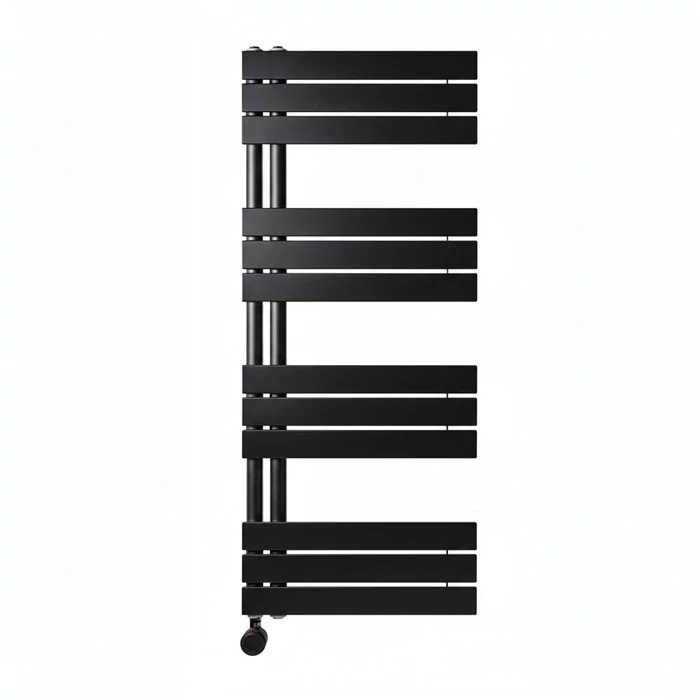 [3861615B07005] WENTOREX Asymmetric Electric 700 Watt elektromos törölközőszárító radiátor (fekete - 500 mm)