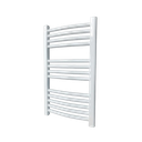 WENTOREX Arcos Central 400/700 vízteres, ívelt törölközőszárító radiátor (fehér - 400 mm)