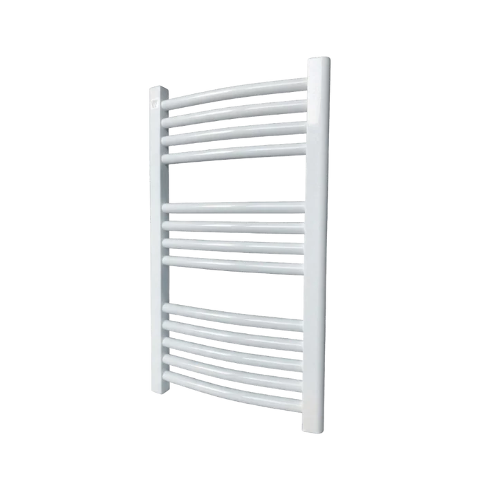 [386561AR60008W] WENTOREX Arcos Central 600/800 vízteres, ívelt törölközőszárító radiátor (fehér - 600 mm)