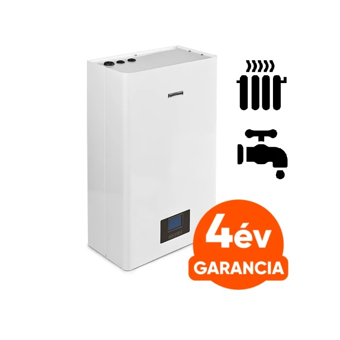 [112121300012v2] Mikoterm mTronic 7000 12 kW elektromos kazán központi fűtéshez és indirekt HMV tartállyal, HMV előállításhoz