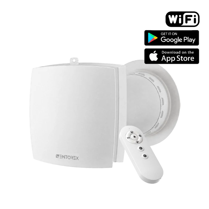 [656548S10W064] WENTOREX HRV One Medium WiFi egyhelyiséges hővisszanyerős szellőztető, párosítható (max. 64 m3/h)