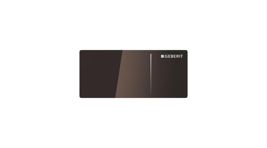 Geberit Sigma70 kétmennyiséges öblítés távvezérlő Sigma 12 cm, Barna Üveg