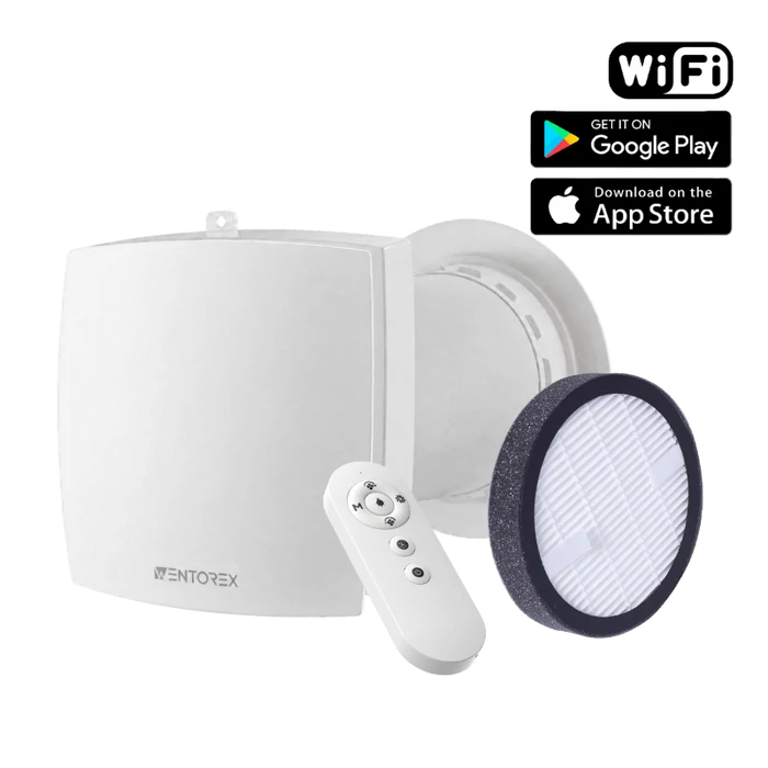 [656548S10W064S7] WENTOREX HRV One Medium WiFi egyhelyiséges hővisszanyerős szellőztető + F7 finomszűrő