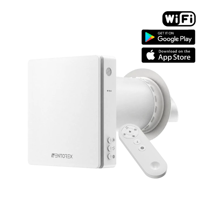 [656548S11W060] WENTOREX HRV One Top WiFi egyhelyiséges hővisszanyerős szellőztető, párosítható (max. 60 m3/h)