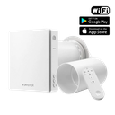 WENTOREX HRV One Top WiFi egyhelyiséges hővisszanyerős szellőztető + 60 cm toldócső