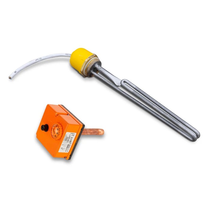[326559000000S3] WENTOREX elektromos fűtőbetét szett 3 kW vezérléssel (6/4" / 230V / rozsdamentes)