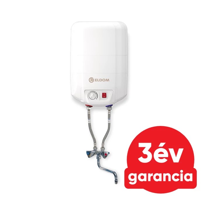 [241717001015U] ELDOM NMB 10 literes elektromos vízmelegítő csapteleppel - pult fölé telepíthető (1,5 kW / szabad kifolyású)