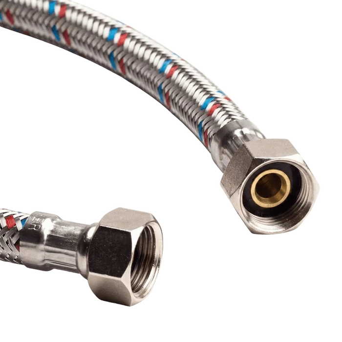 [PAN12L50D13S] Flexibilis, 500 mm vízbekötőcső szett 1/2" / BB, D13 mm (2 db)