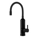 Wentorex ARRIBA 33 INOX rozsdamentes, átfolyós elektromos vízmelegítő flexibilis kifolyószárral (3,3 kW / fekete)