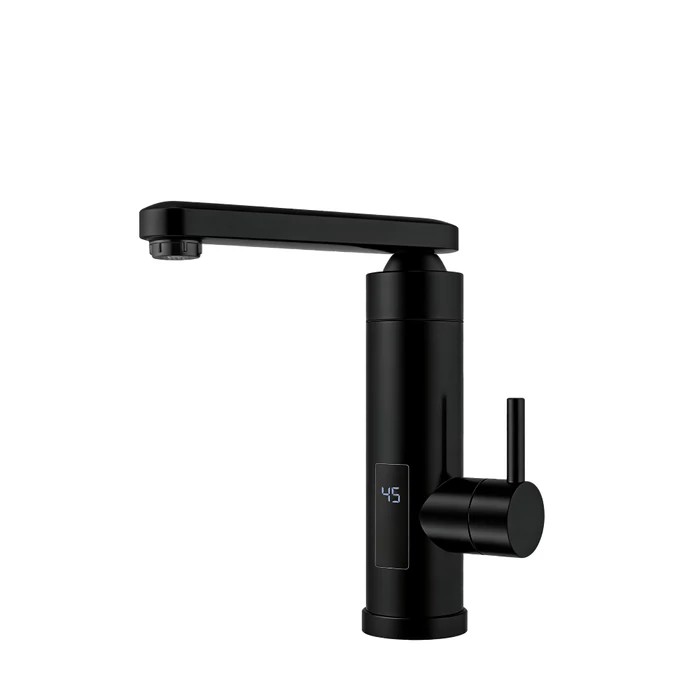 [246576033TEN] Wentorex TENTACOLO 33 INOX rozsdamentes, átfolyós elektromos vízmelegítő csaptelep (3,3 kW / fekete)
