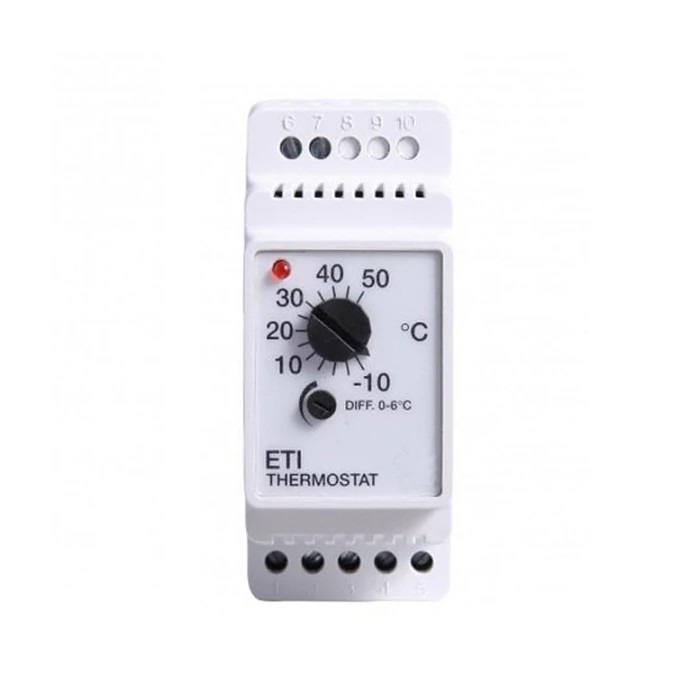[410808ETI1551] MAGNUM ETI-1551 kültéri termosztát csővezetékek fűtéséhez -10/+50 °C (230V - 10A)